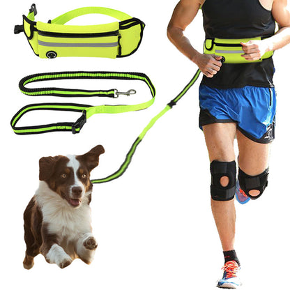 Pet Waist Bag Sports Traction Rope Reflective Waterproof