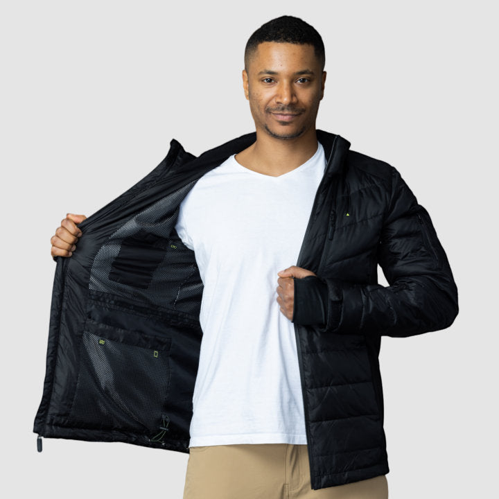 EcoDown Jacket - Men Black