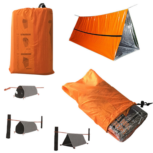  High Quality Orange Outdoor Camping Emergency Tent