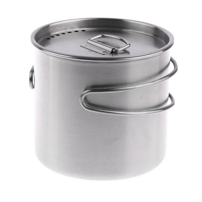 High Quality 500ml Stainless Steel Camping Cup with Lid