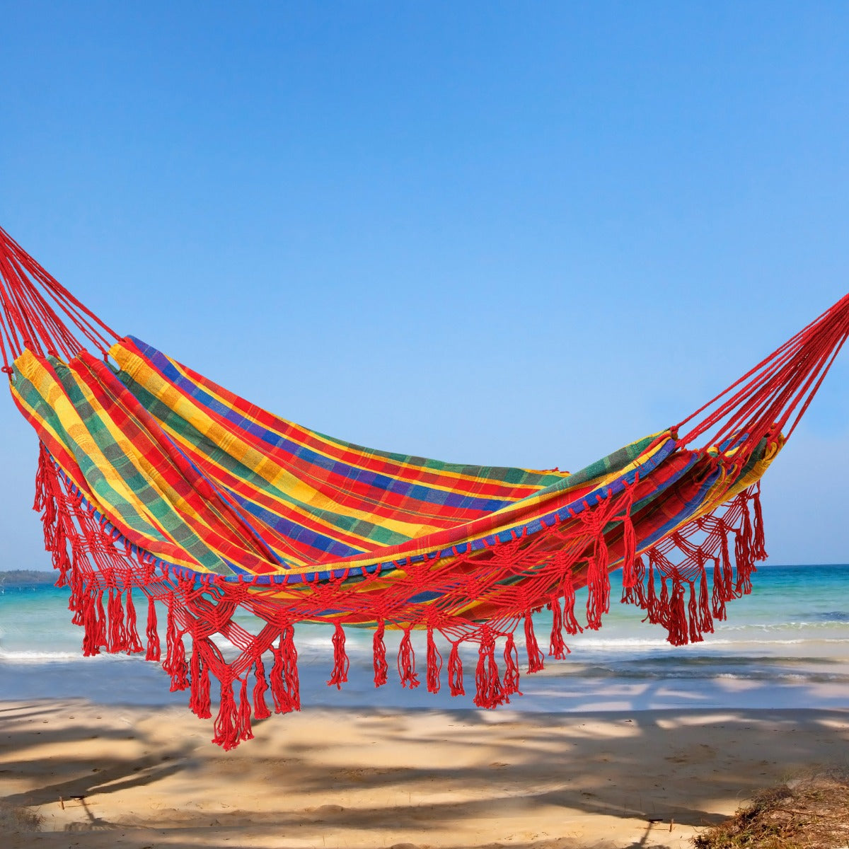 Outsunny Brazilian Style Hammock with Carrying Bag - Extra Large