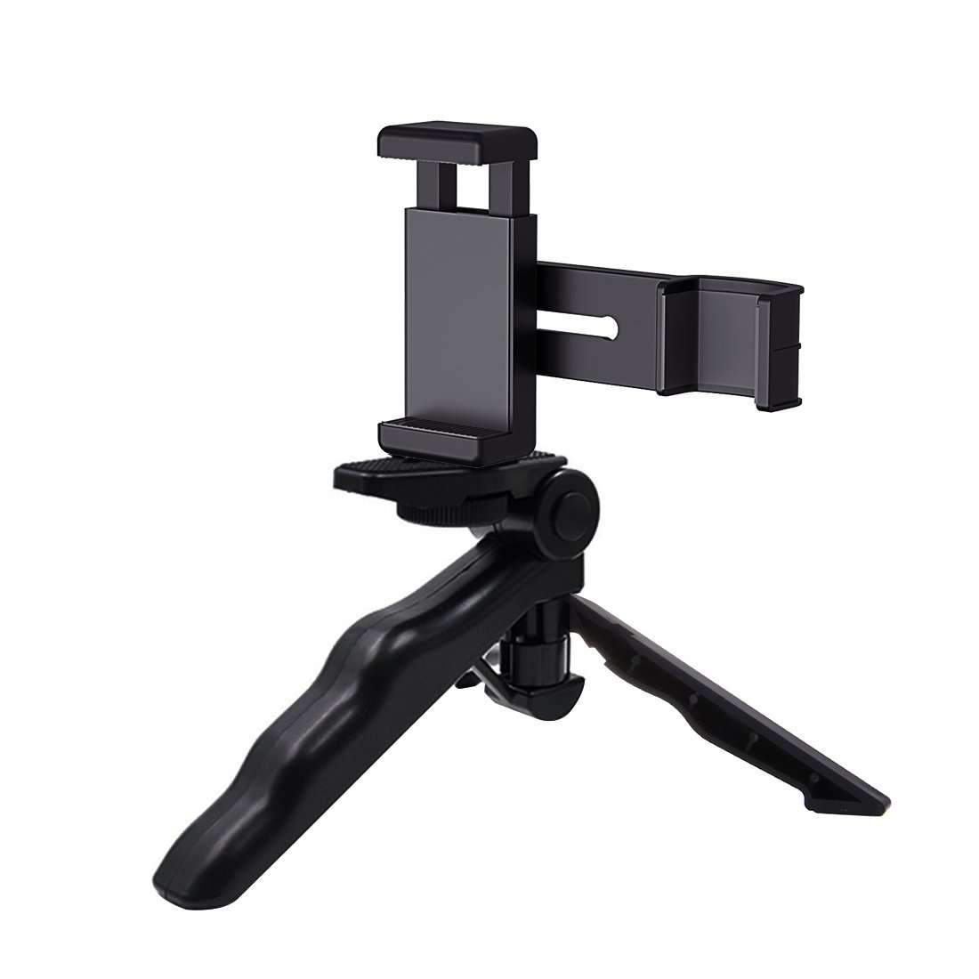 AMZER Foldable Tripod With Smartphone Fixing Clamp 1/4 inch Holder