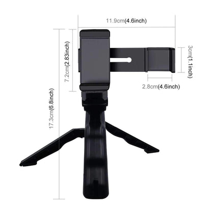 AMZER Foldable Tripod With Smartphone Fixing Clamp 1/4 inch Holder