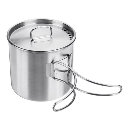 High Quality 500ml Stainless Steel Camping Cup with Lid