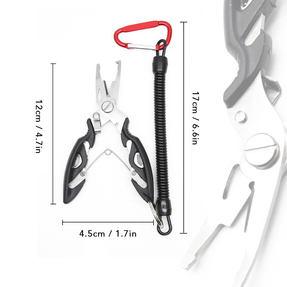 Anti-lost Fishing Pliers Stainless Steel Tools Fishing Line Pliers