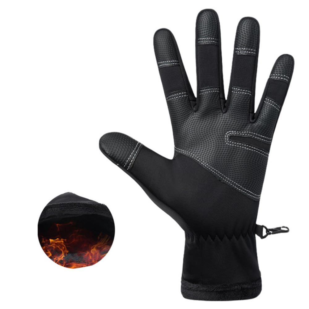 Winter Men Warm Gloves Touch Screen Waterproof Anti-slip Gloves