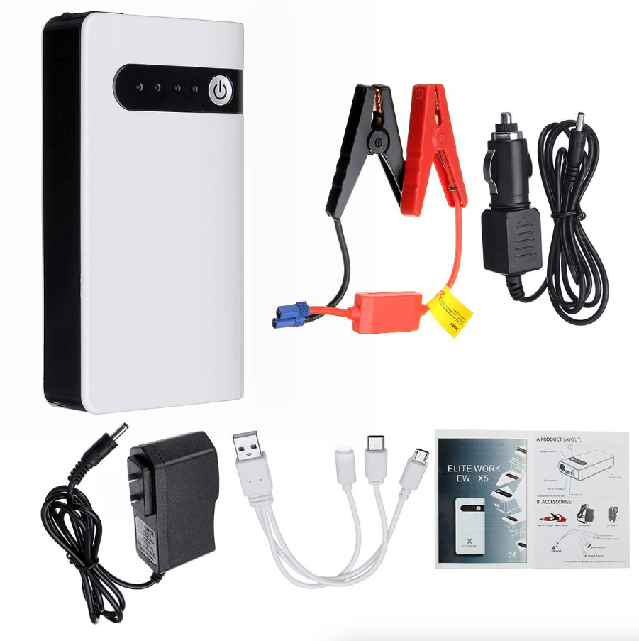 20000mAh Car Jump Starter Booster Jumper Box Power Bank Battery