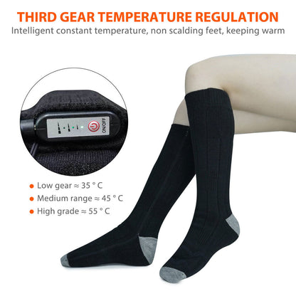 Heated Socks with 4000mAh Power Bank Winter Warm Electric Socks