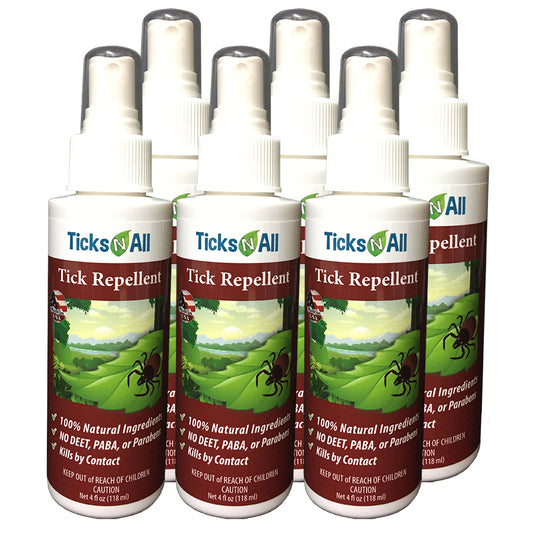 All Natural Tick Repellent 4oz (6 pack)