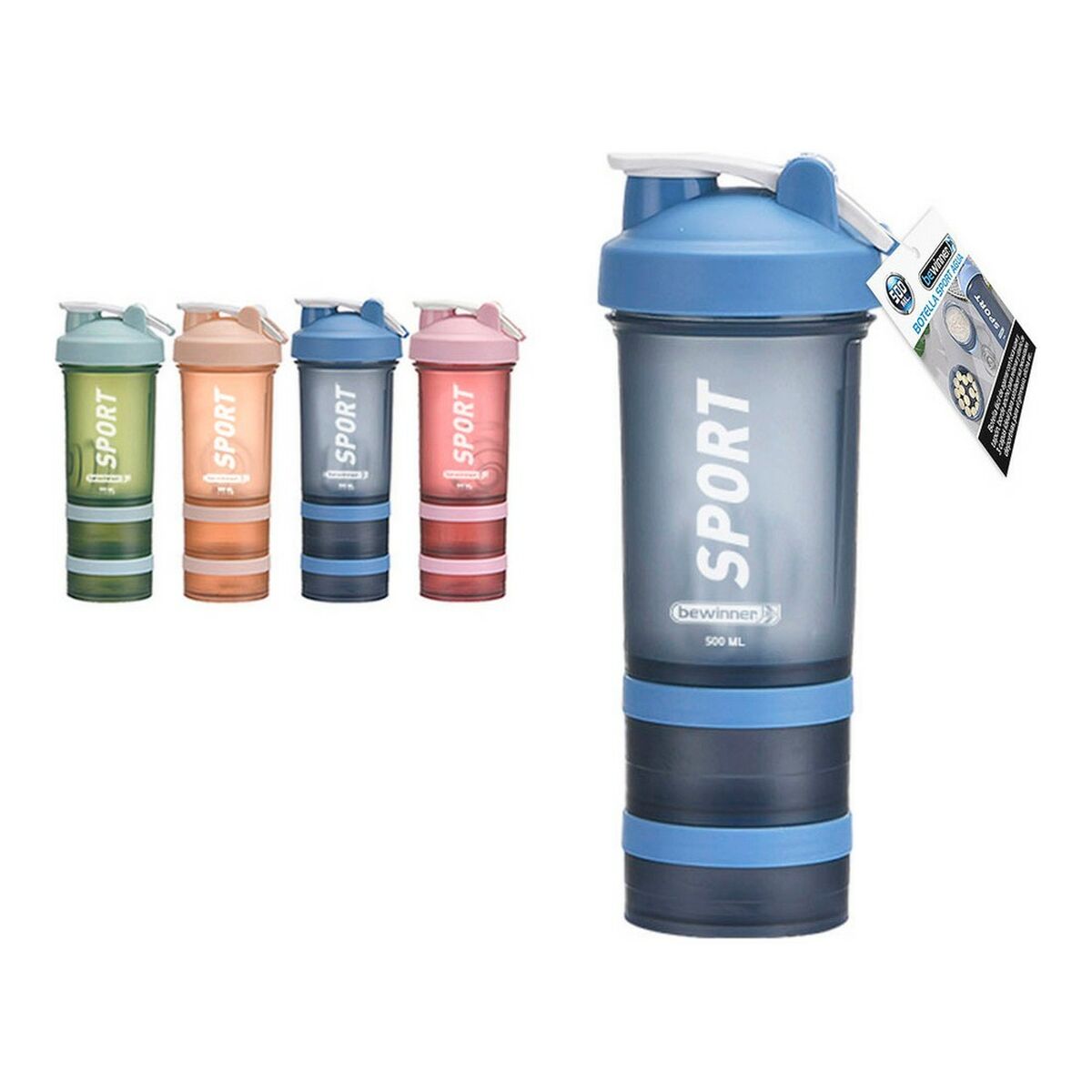 Water bottle Bewinner 500 ml (500 ml)