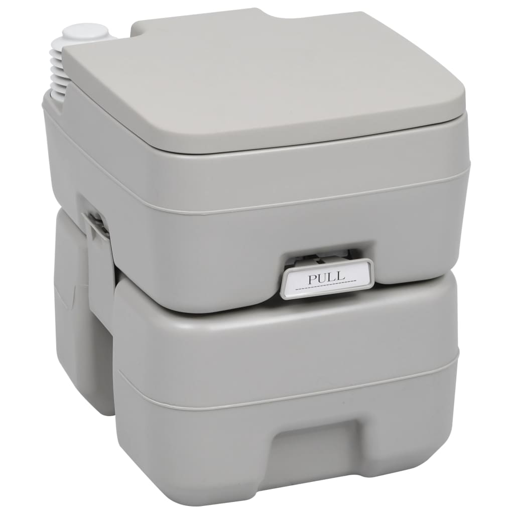 Portable Camping Toilet Gray 2.6+2.6 gal