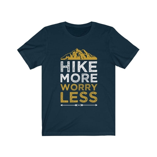 Hike More Worry Less Lettering T-Shirt