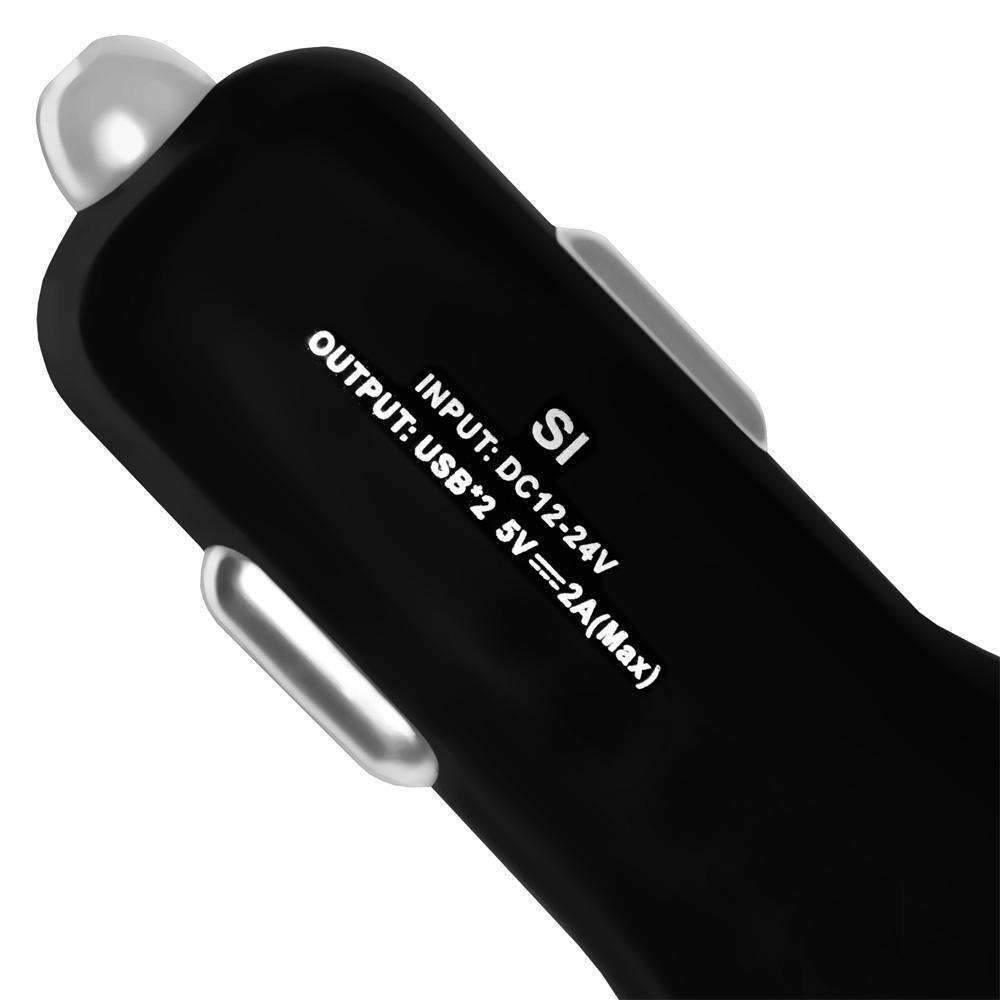 AMZER 2800mAh 2-Port USB Power Bank Car Charger