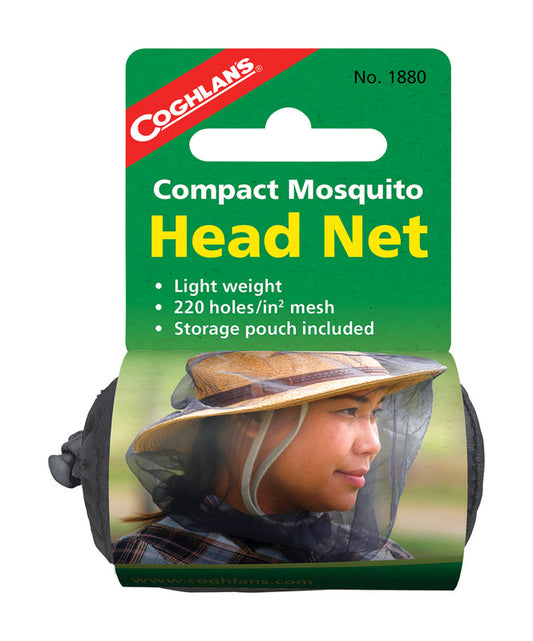 Coghlans 8963167 Black Mosquito Head Net, 43.3 x 19.7 x 7.9 in.