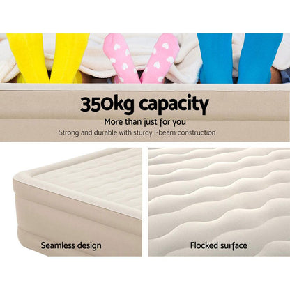 Bestway Queen-size Air Bed- Inflatable Mattress with Pump