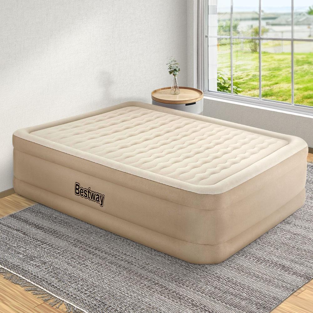 Bestway Queen-size Air Bed- Inflatable Mattress with Pump