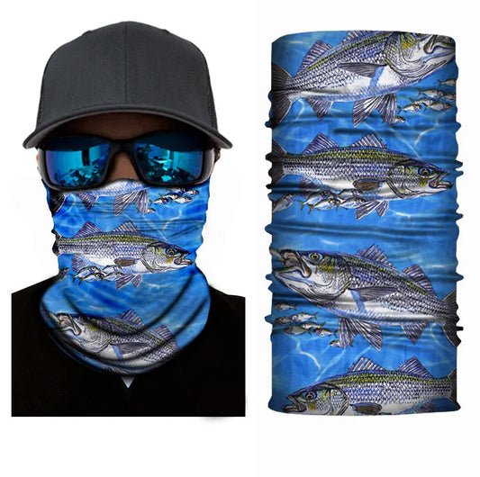 Bass Fish Neck Gaiter Face Mask