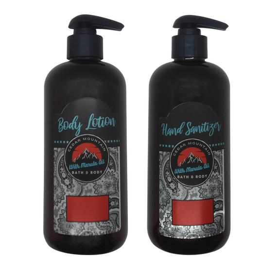 Cedar Mountain Jack O Lantern Scented Marula Oil Body Lotion and Hand