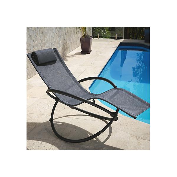 Zero Gravity Portable Foldable Rocking Chair Recliner Lounge