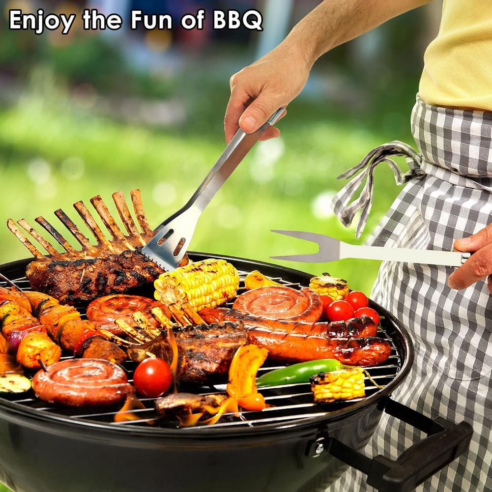 25PCS/Set Stainless Steel Barbecue Grilling Tools Set BBQ Utensil