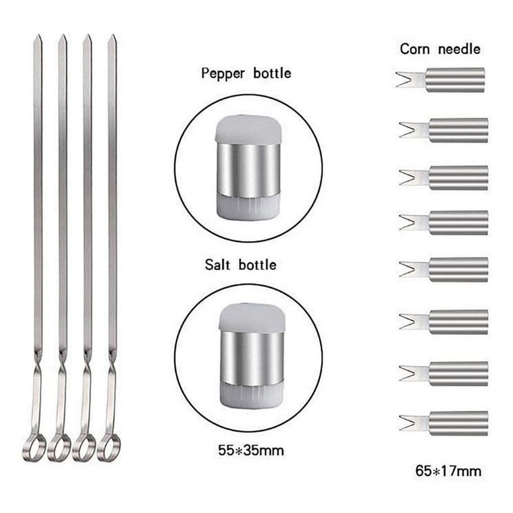 25PCS/Set Stainless Steel Barbecue Grilling Tools Set BBQ Utensil