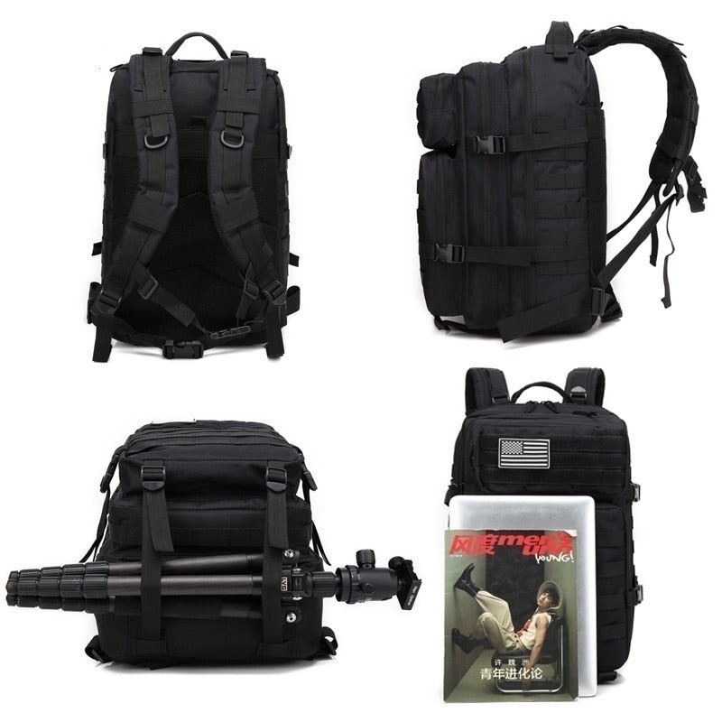 Nylon Waterproof Trekking Fishing Backpack Outdoor Military Camping