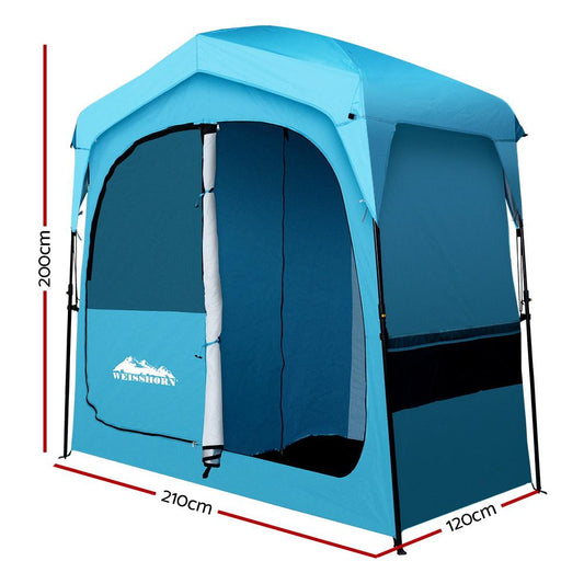 Weisshorn Pop Up Camping Shower Tent Portable Toilet