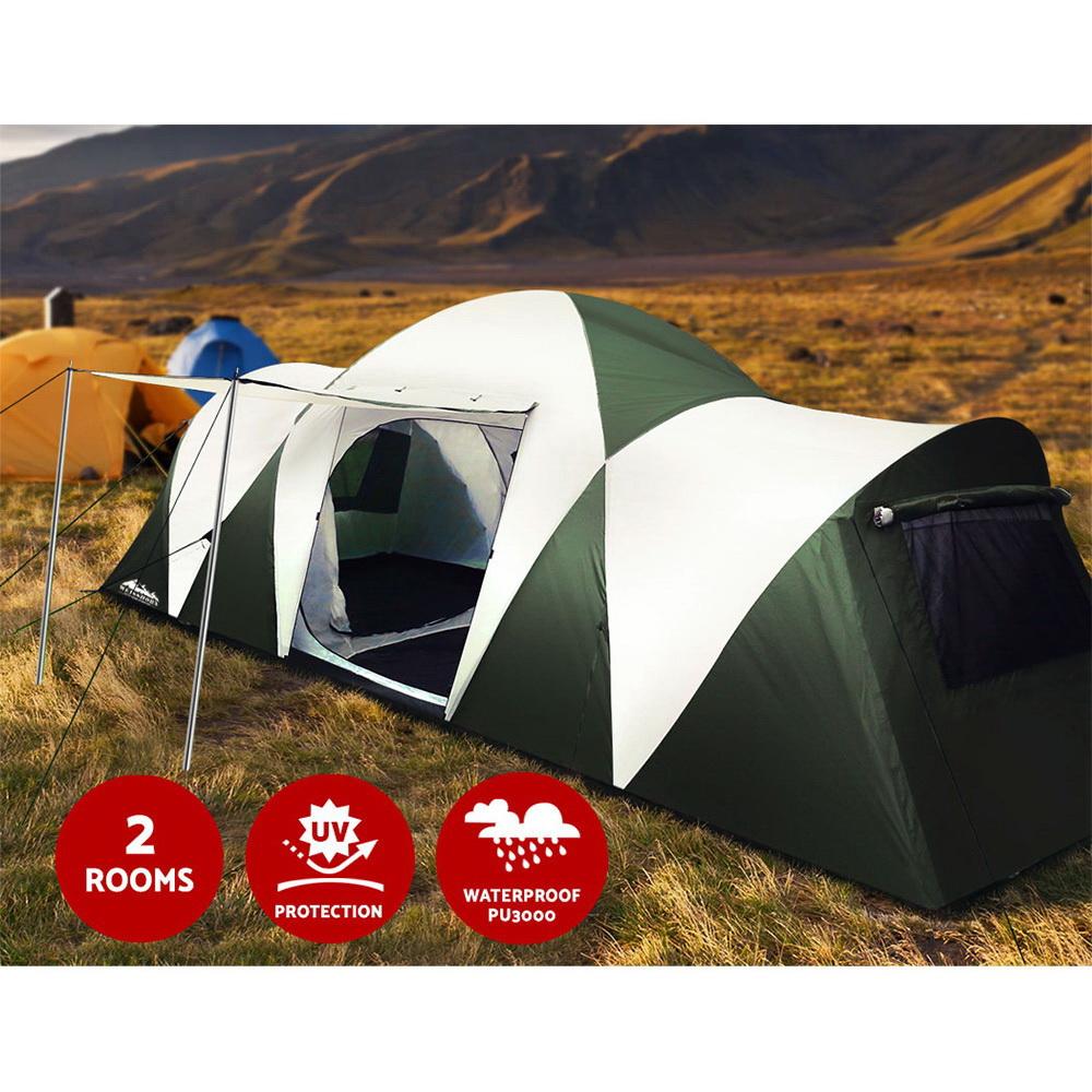 Weisshorn Family Camping Tent for 12 Person (3 Rooms)