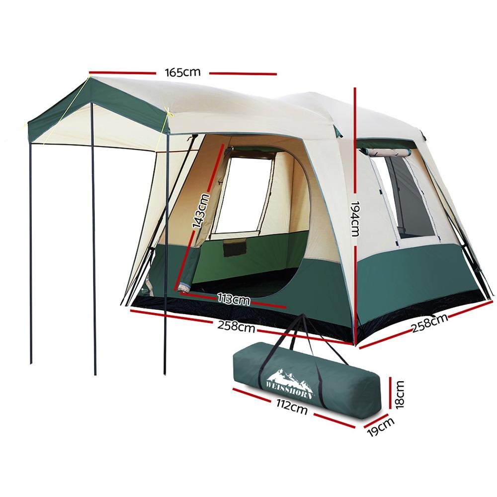 Weisshorn Instant Up Camping Tent 4 Person Pop up Tents Family Hiking