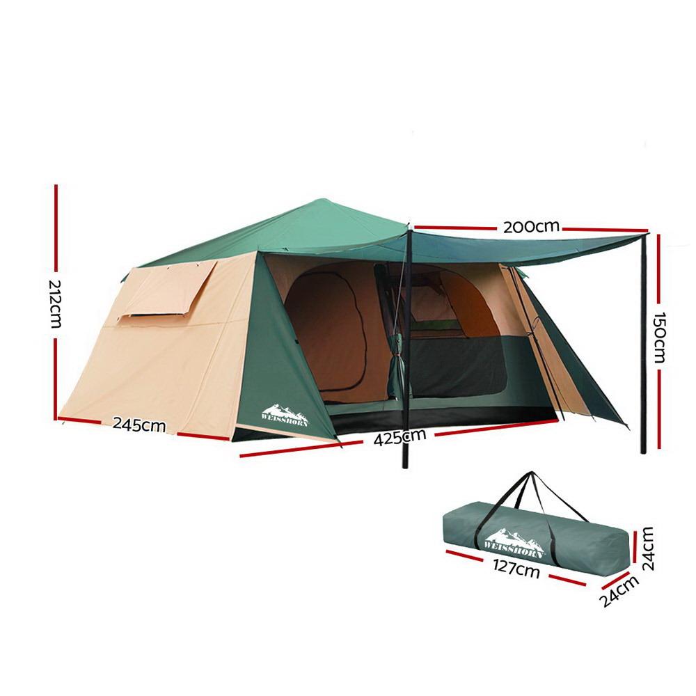 Weisshorn Instant Up Camping Tent 8 Person Pop up Tents Family Hiking