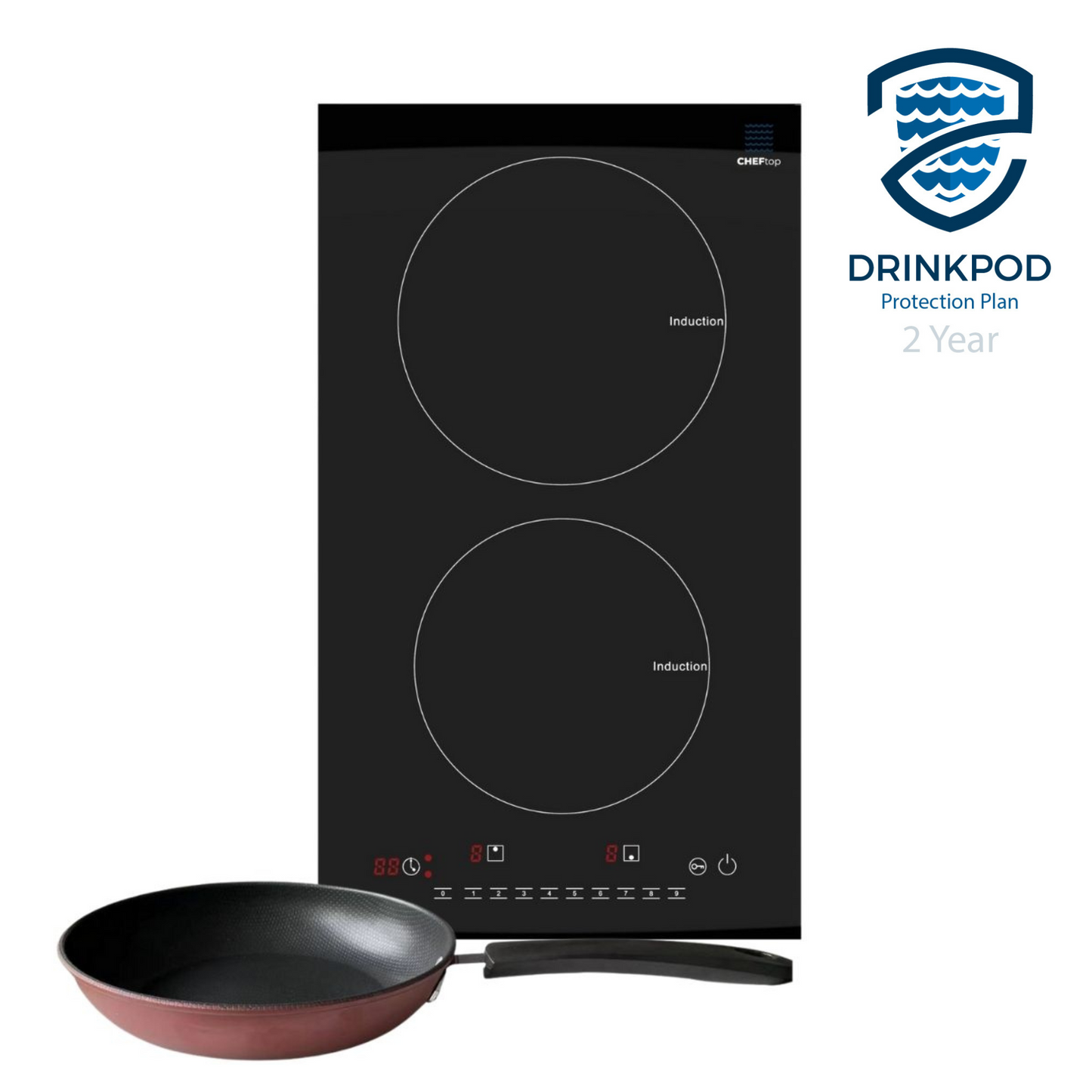 CHEFTop Pro - Dual Burner Induction Cooktop With Optional Induction