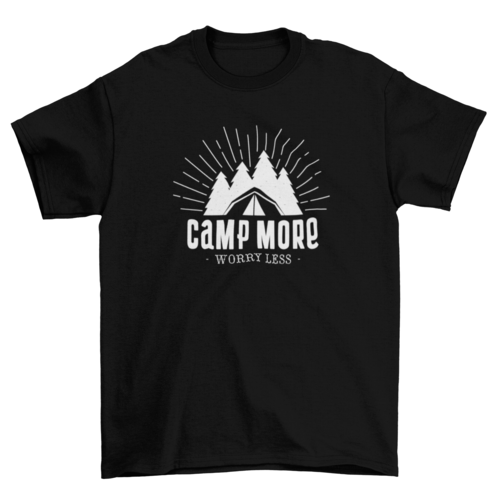 Camp more t-shirt design