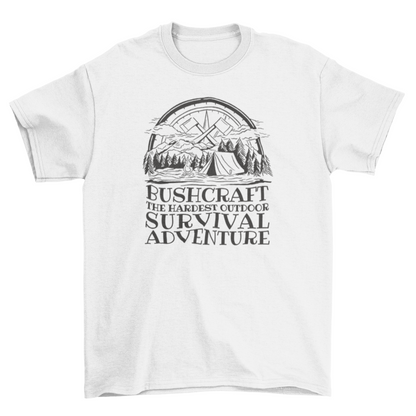 Survival adventure camping t-shirt