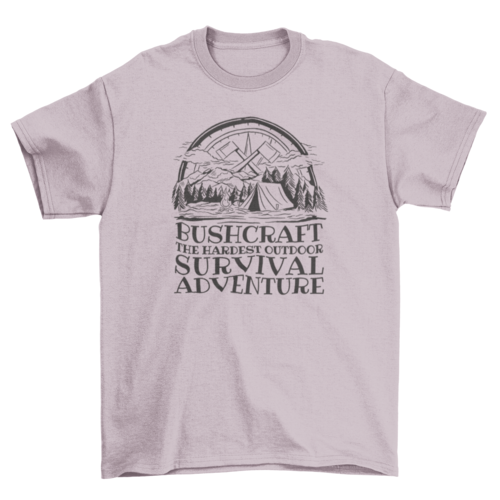 Survival adventure camping t-shirt