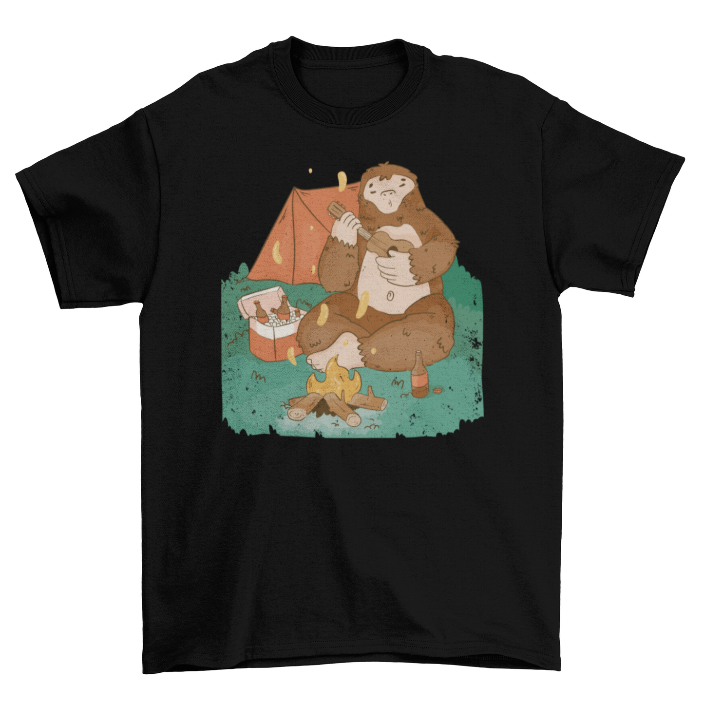 Camping Big Foot T-shirt