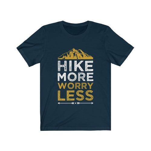 Hike More Worry Less Lettering T-Shirt