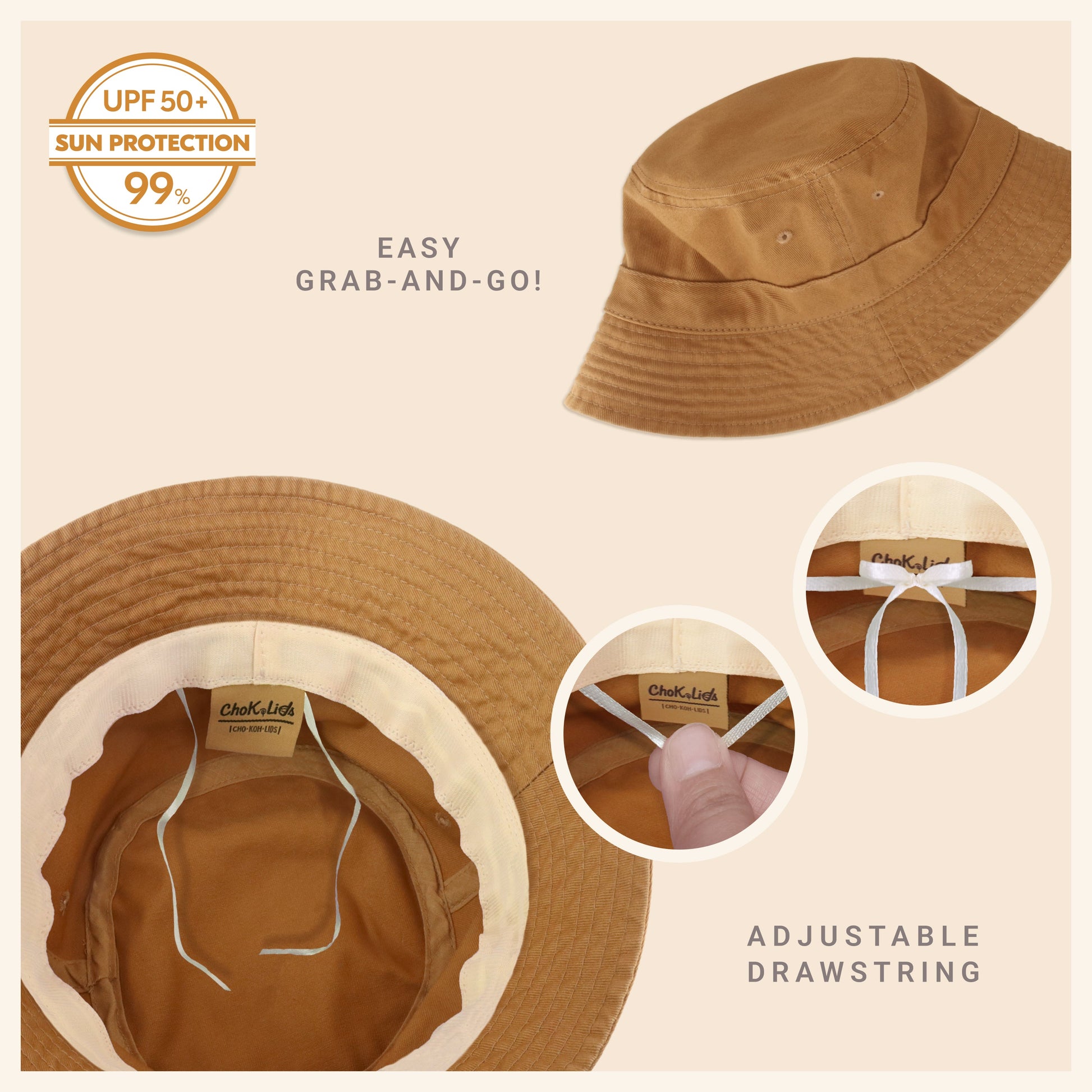 Classic Washed Cotton Bucket Hat