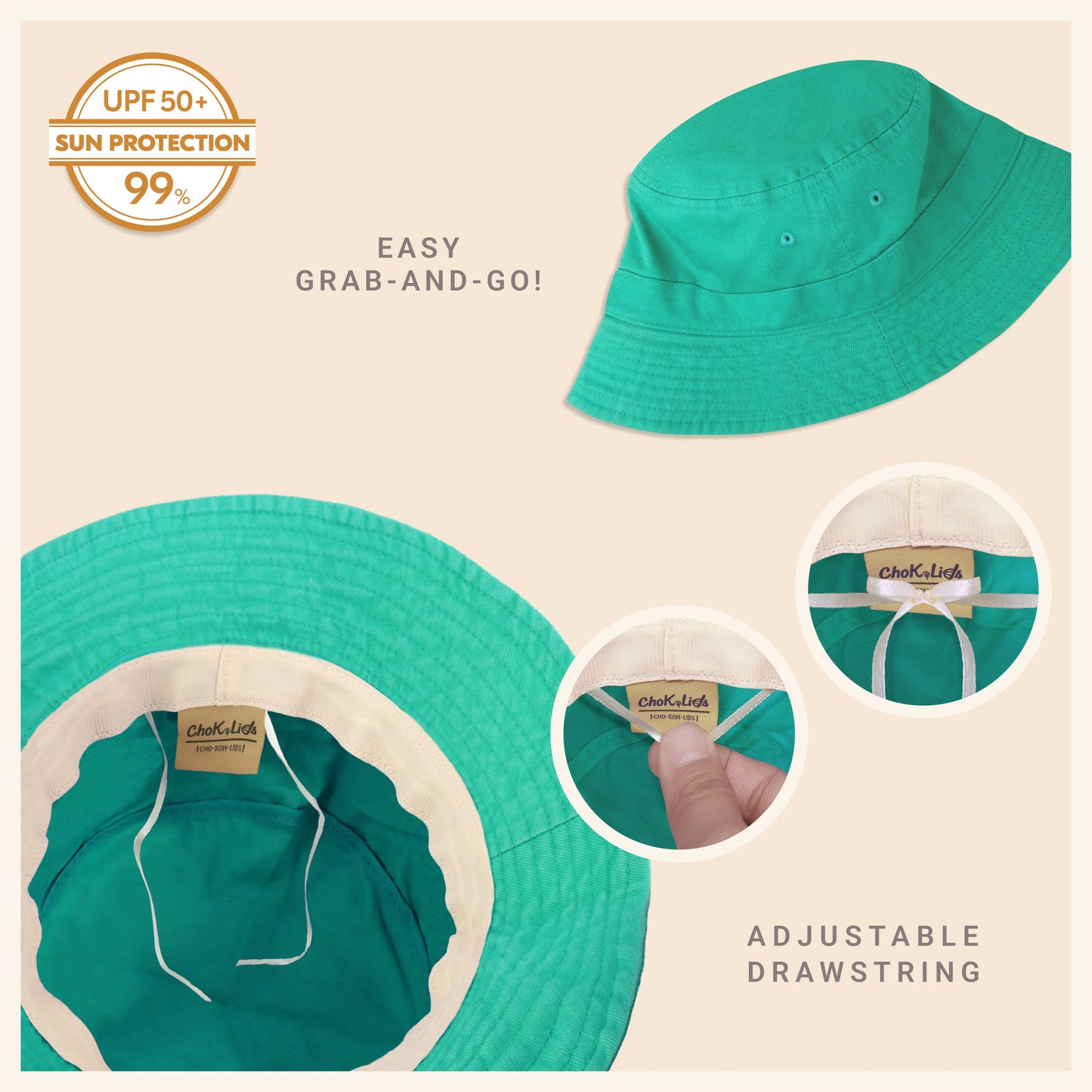 Classic Washed Cotton Bucket Hat