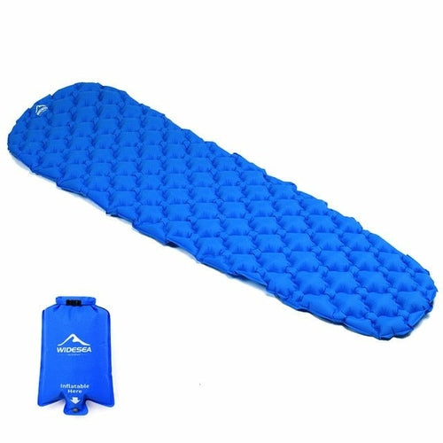 Camping Inflatable Mattress In Tent Folding Camp Bed  Sleeping Pad