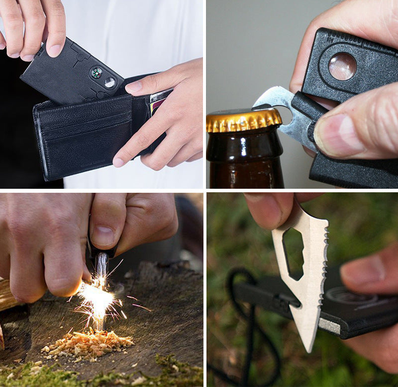 18 in 1 Card Camping Multi-Tool