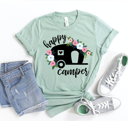 Bella Canvas Happy Camper T-shirt - Unisex