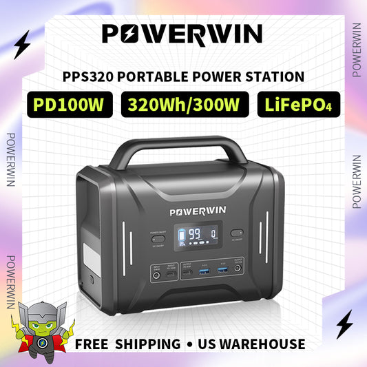 US POWERWIN PPS320 320Wh 300W Portable Power Station