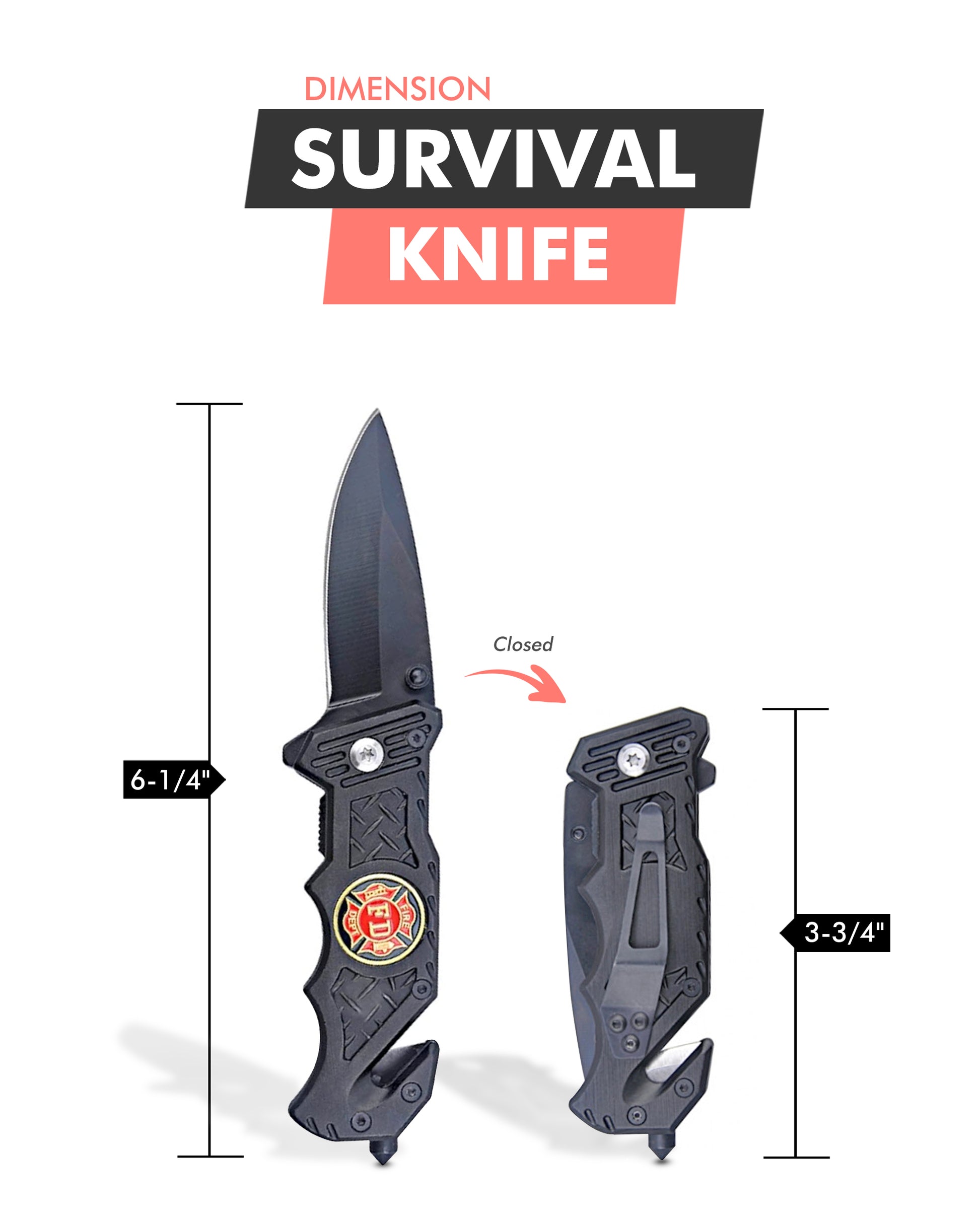 Discount Firefighter Survival Knife