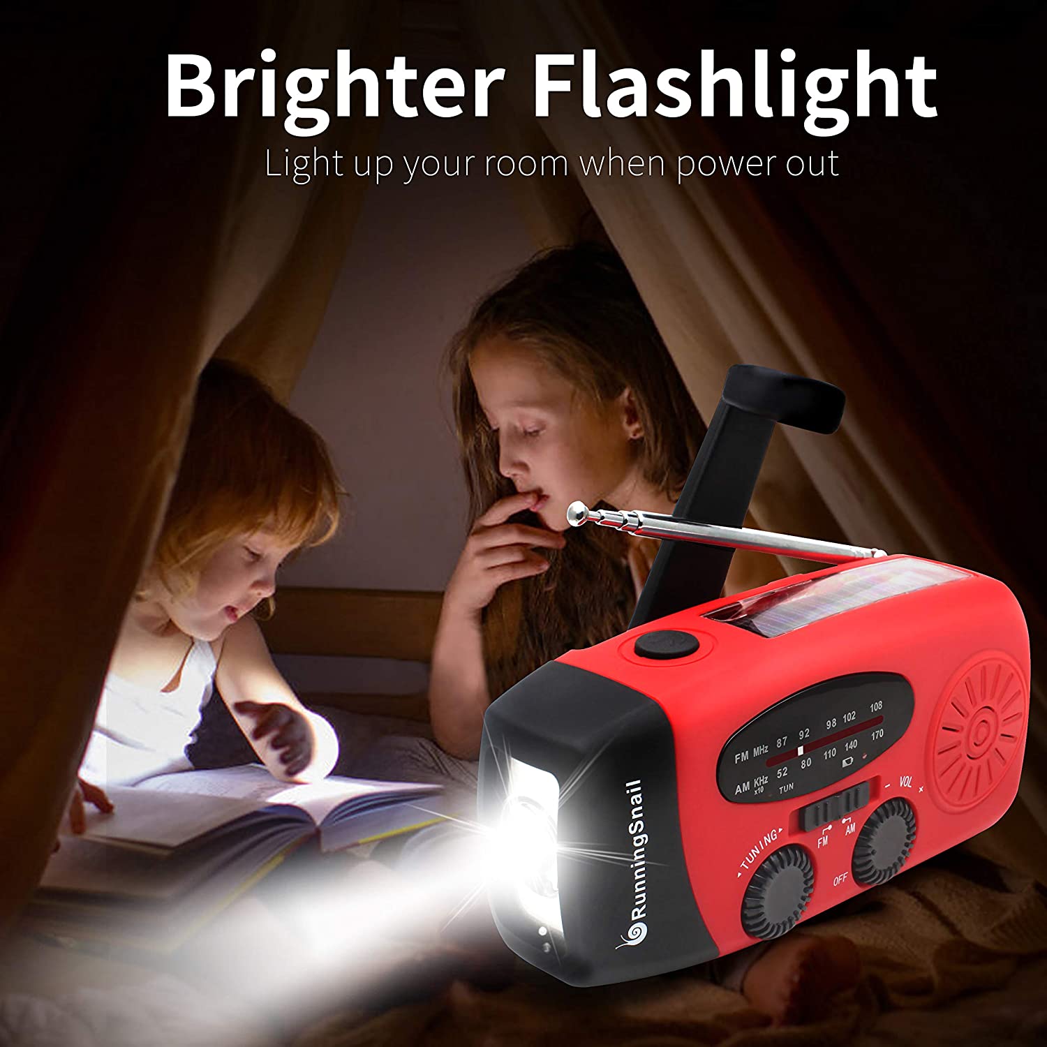 Emergency Hand Crank Radio Solar Power Bank