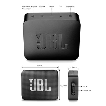 IPX7 Waterproof Wireless Portable JBL GO2 Bluetooth Speaker