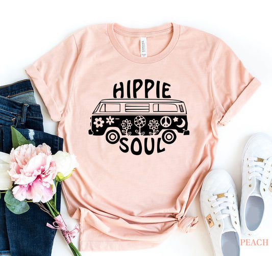 Bella Canvas Hippie Soul T-shirt- Available in 7 Sizes, 11 Colors