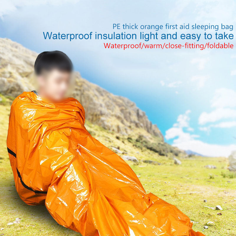 Outdoor Emergency Sleeping Bag Camping First Aid