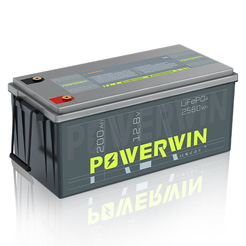 US POWERWIN BT200 12.8V 200Ah 2560Wh LiFePO4 Battery