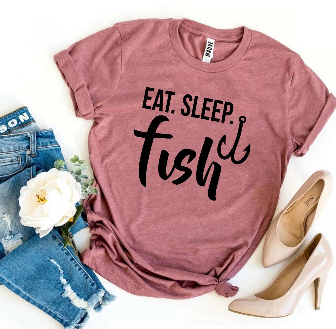 Eat Sleep Fish T-shirt