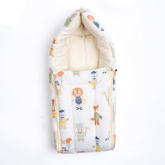 3-in-1 Baby Sleeping Bag & Carry Nest | Soft Cotton Bedding Set